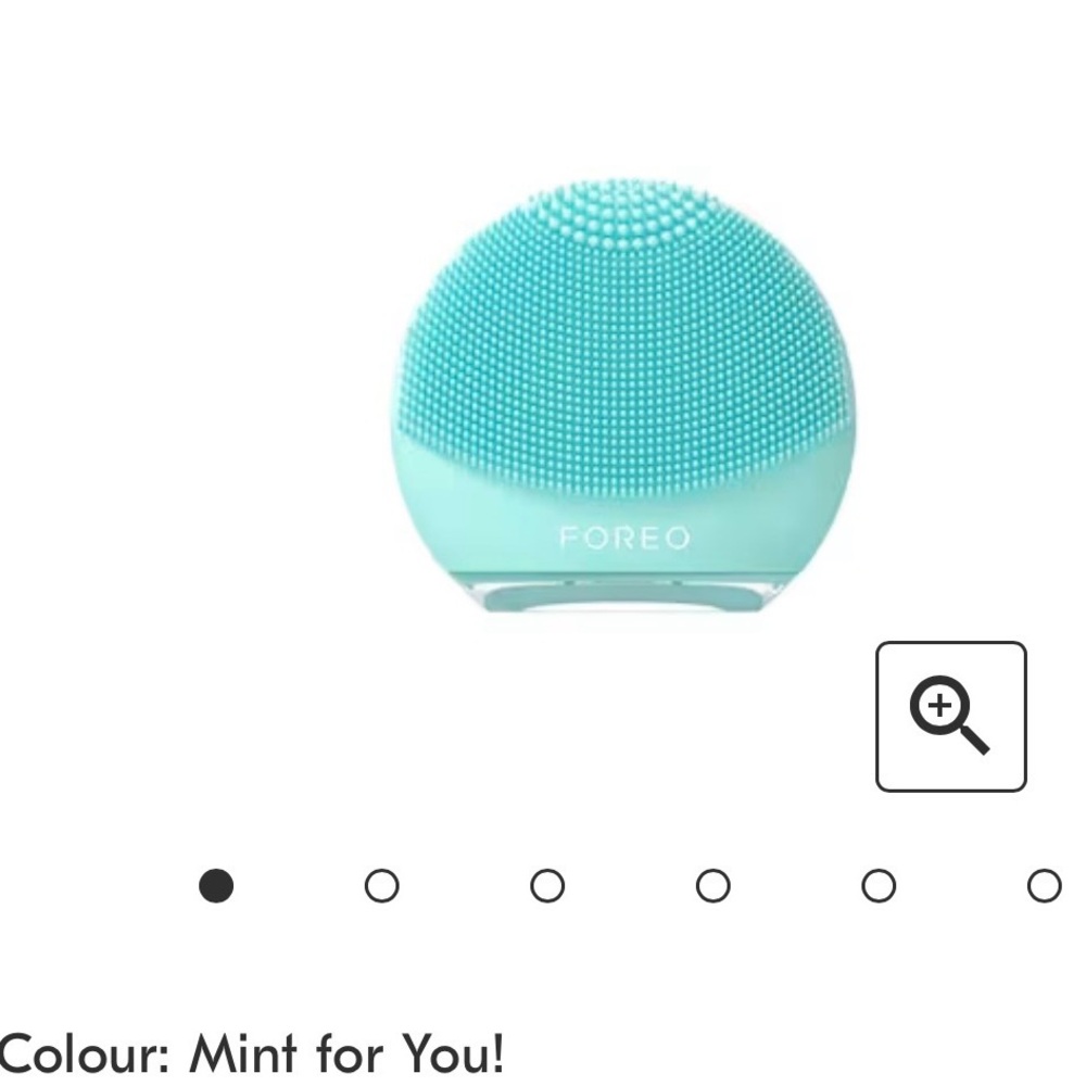 FOREO Silicone Facial Cleansing Device in Teal Green